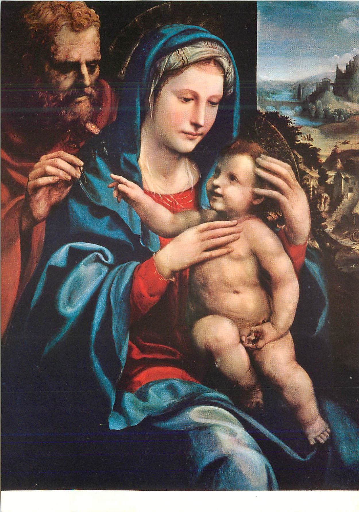 CPM Roma Sodoma la Sainte Famille (Galerie Borghese)