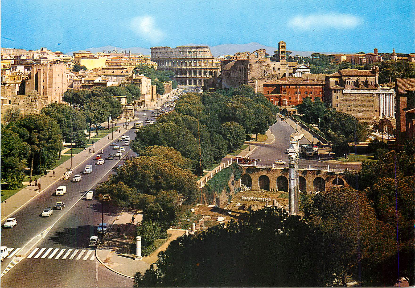 CPM Roma Rue des Forums Imperiaux