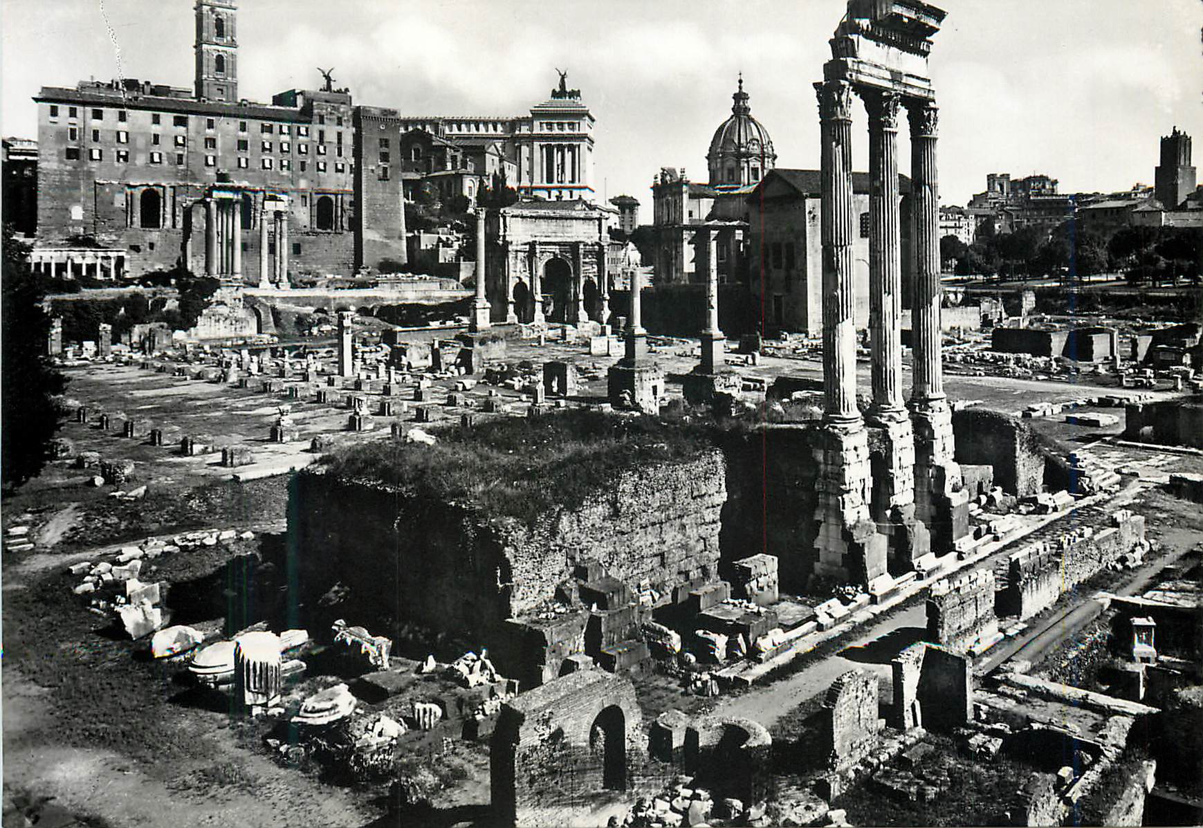 CPM Rome Forum Romain Le Capitole L'Arc de Tito
