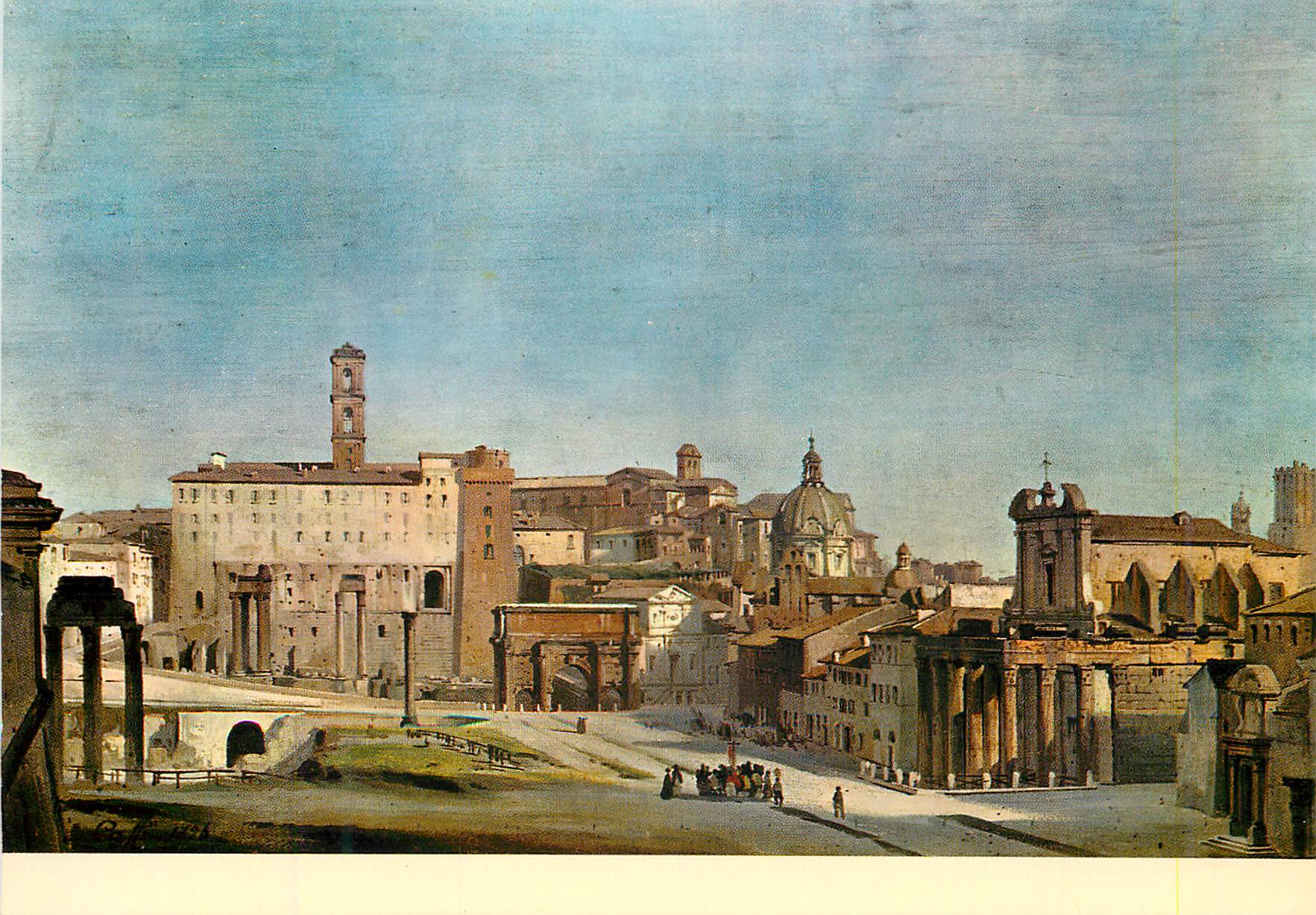 CPM Venezia Museo d'Arte Moderna Ca'Pesaro Ippolito Caffi Panorama