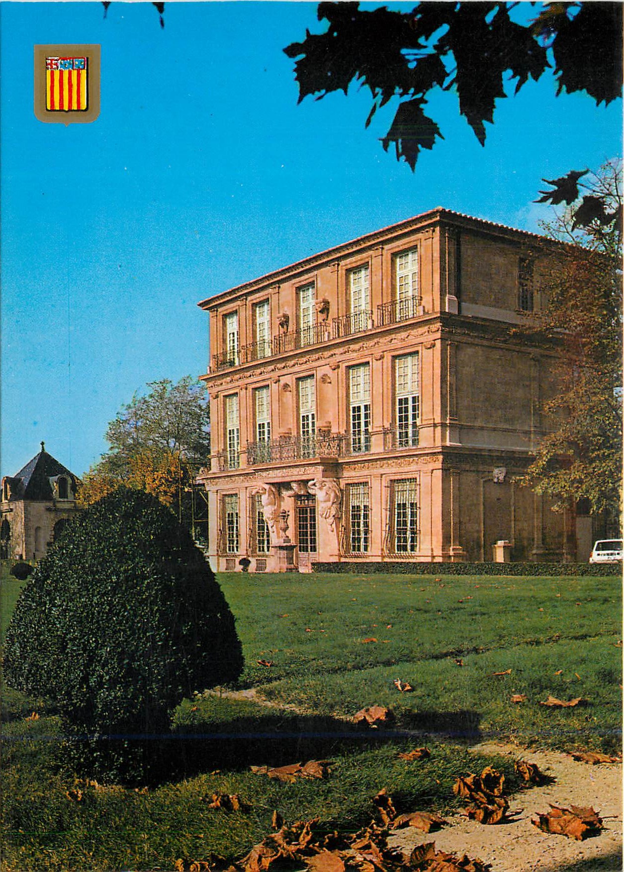 CPM Aix en Provence Pavillon de Vendome (XVIIe Siecle) Facade Principale et Jardin a la Francaise