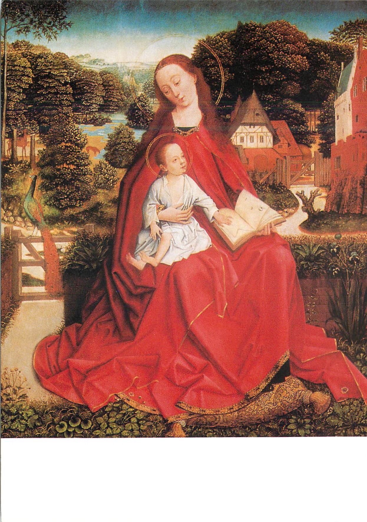 CPM Lille Musee ds Beaux Arts Maitre au Feuillage en Broderie Bruges vers 1490 1510