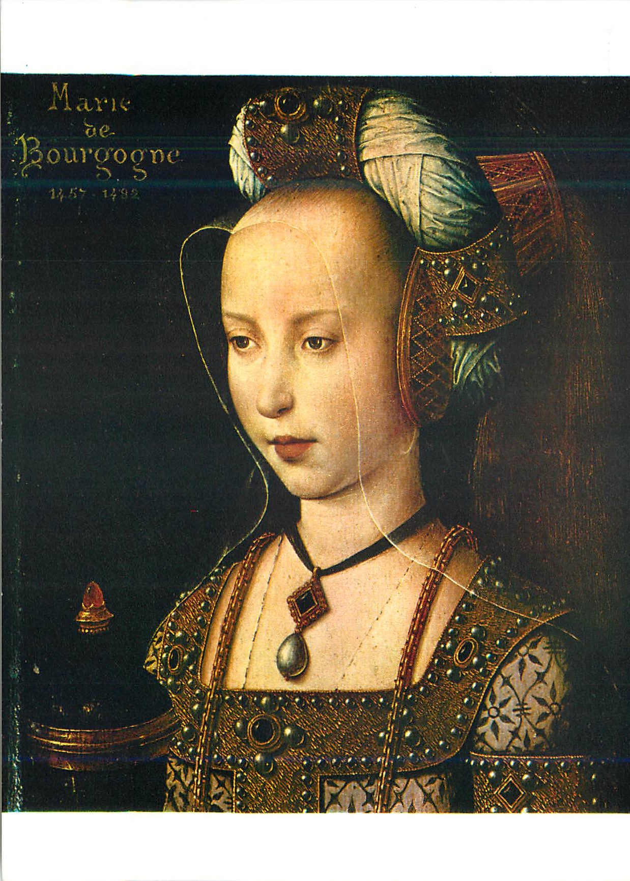 Marie de Bourgogne — portrait historique — éditeur inconnu