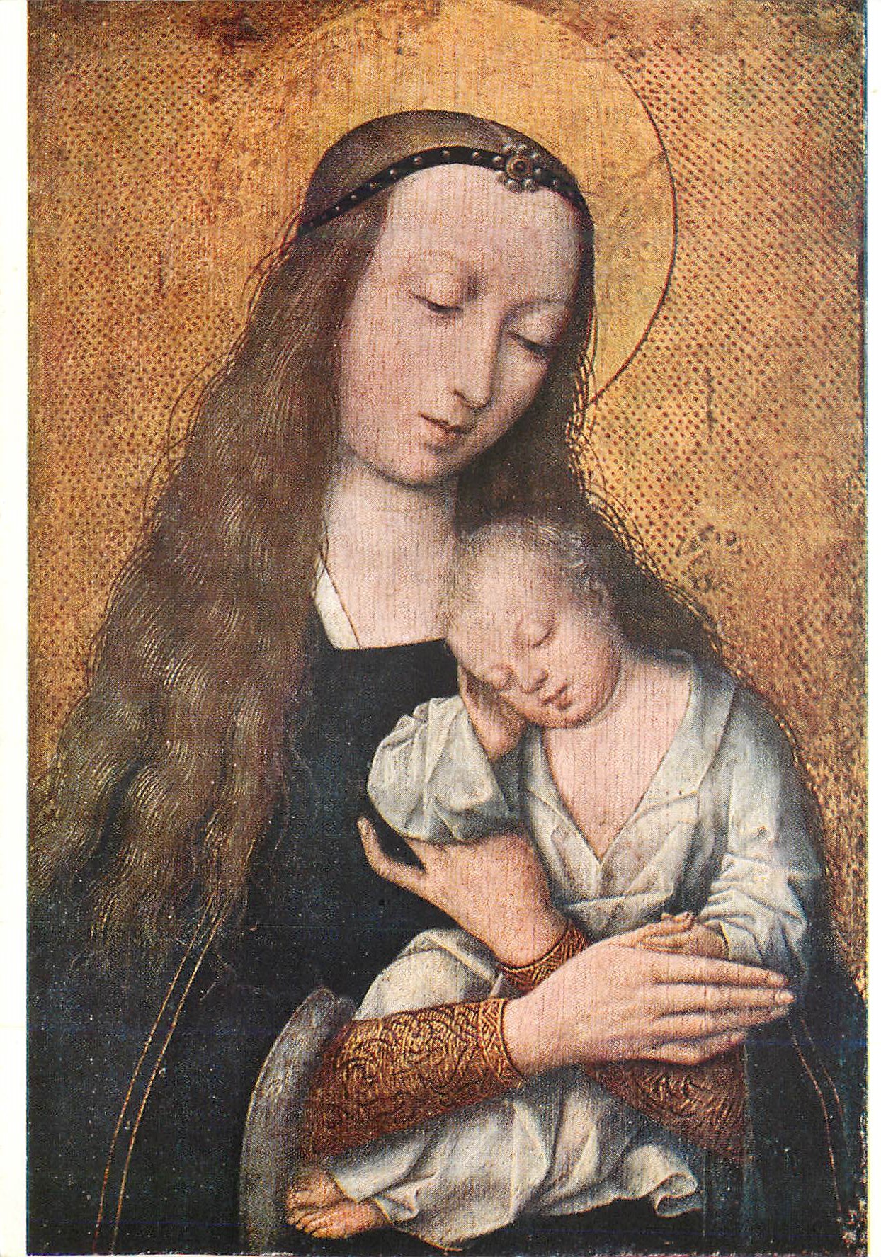 CPM Bruxelles Musees Royaux des Beaux Arts de Belgique Maitre de la Legende de la Madeleine La Vierge et l'Enfant