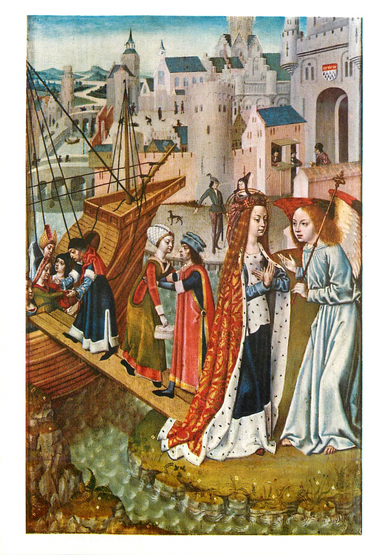 CPM Musee Communal des Beaux Arts de Bruges Maitre de la Legende de Sainte Ursule (XVe Siecle)