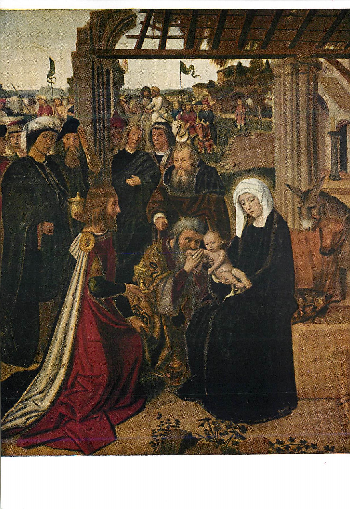 CPM Brussel G David (1450 1523) L'Adoration des Mages