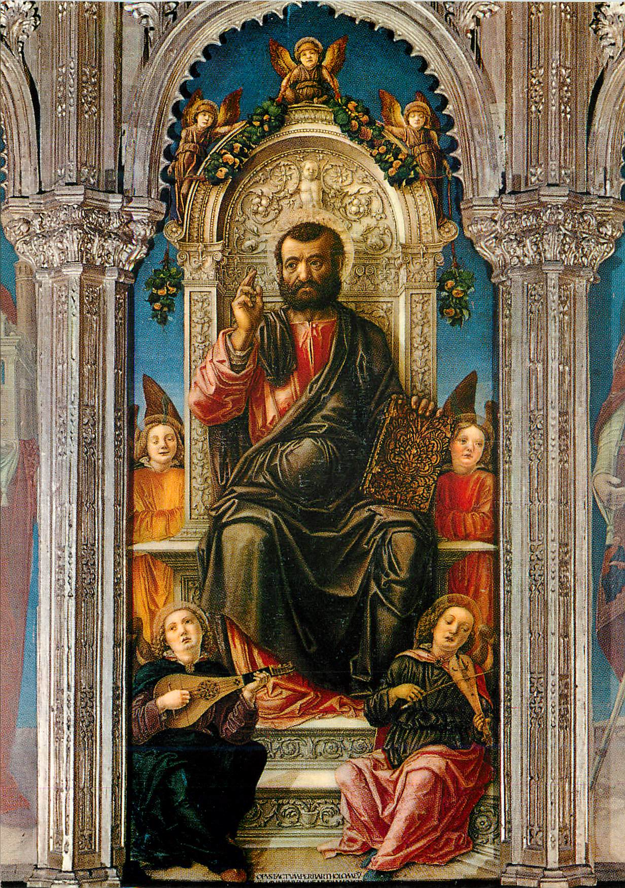 CPM Venezia Basilica dei Frari (Bartol Vivarini 1474)