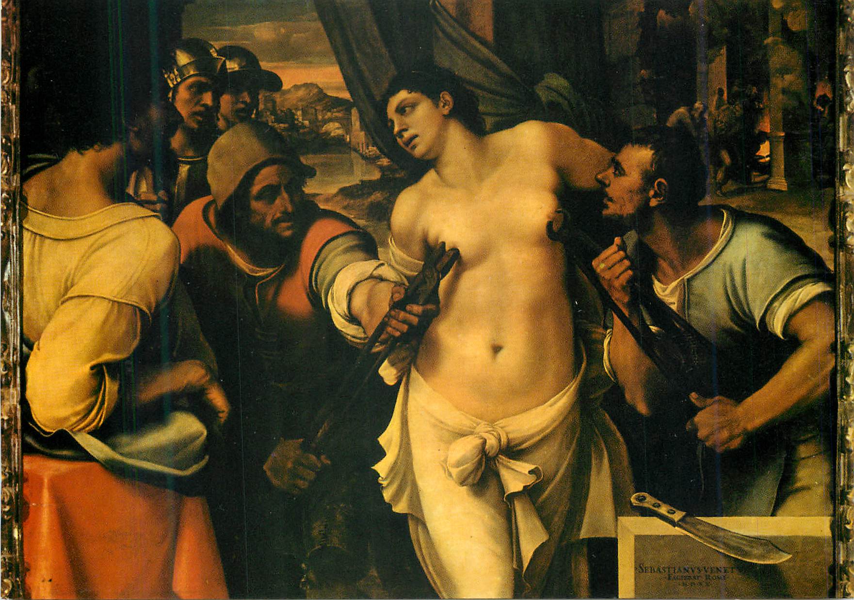 CPM Firenze Galleria Pitti Martyr de S Agata