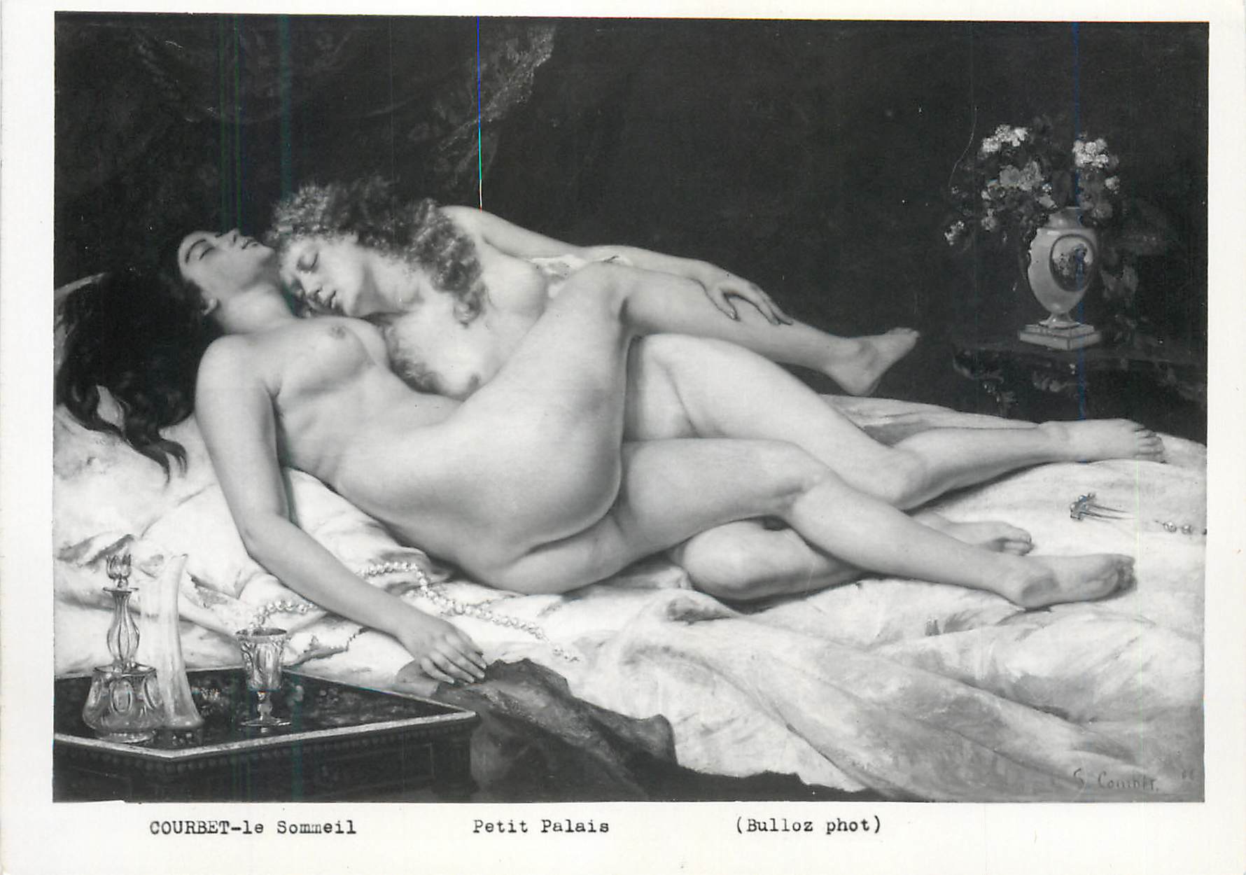 CPM Courbet le Sommeil Petit Palais