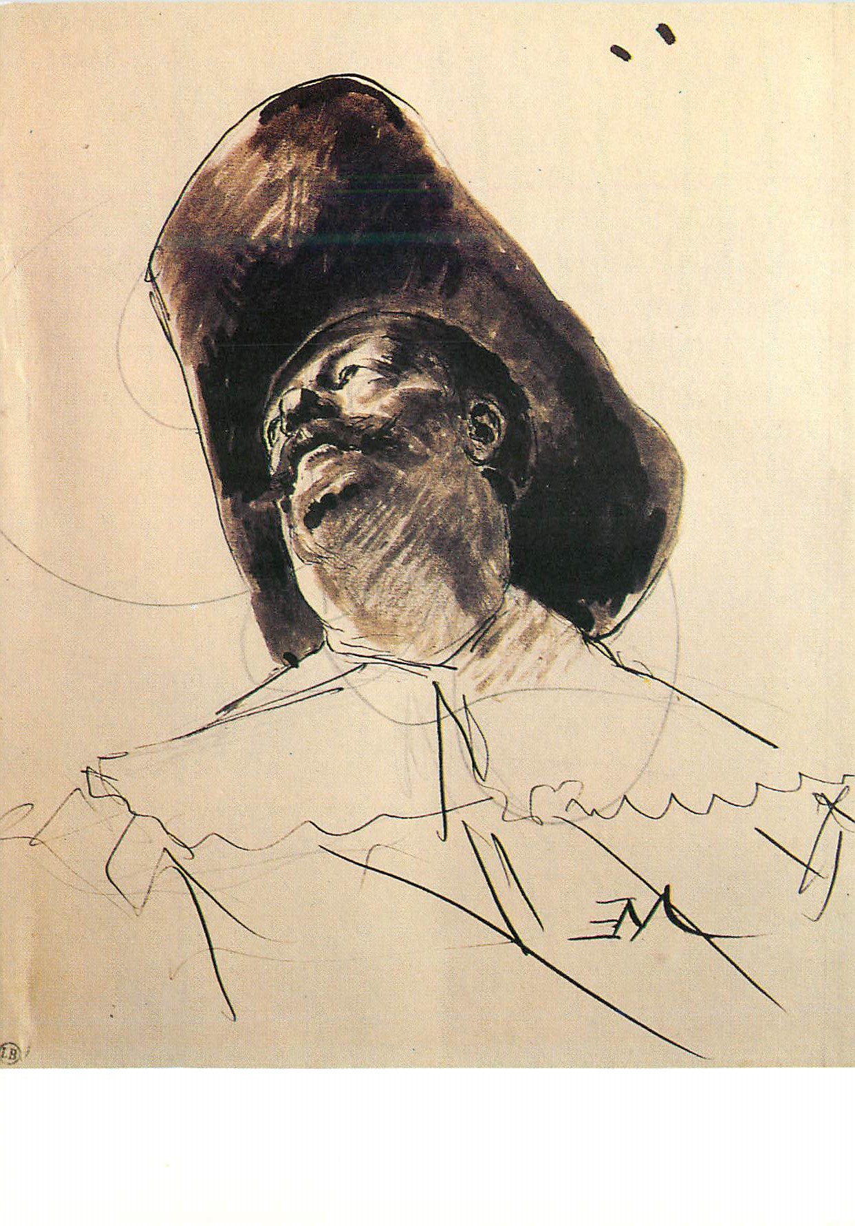CPM Musee du Louvre Pavillon de Flore Exposition Dessins Francais du XIXe Siecle Jean Louis Ernest Meissonier (1815 1891