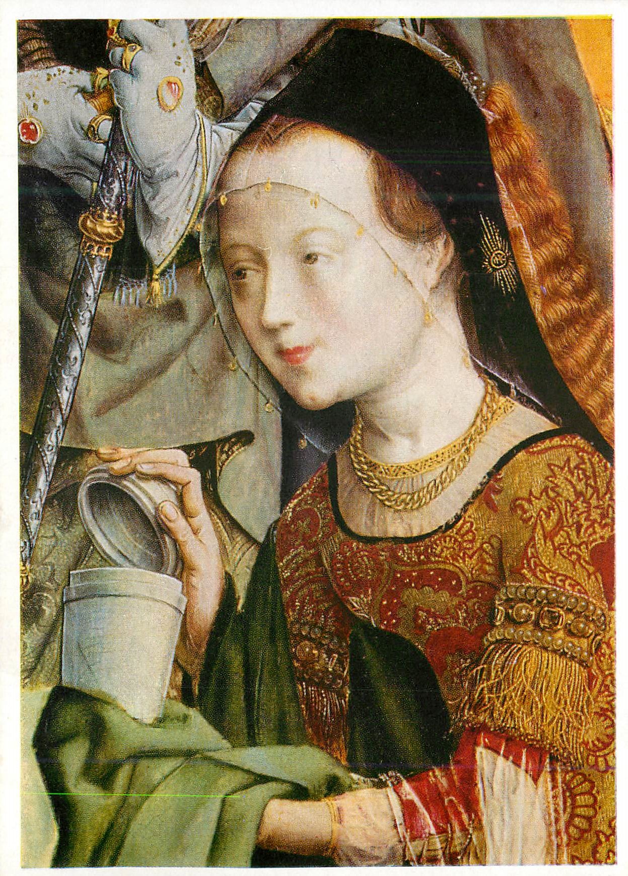 CPM Koln Wallraf Richartz Museum Meister des Bartholomausaltares Altares Die Heilige Maria Magdalena