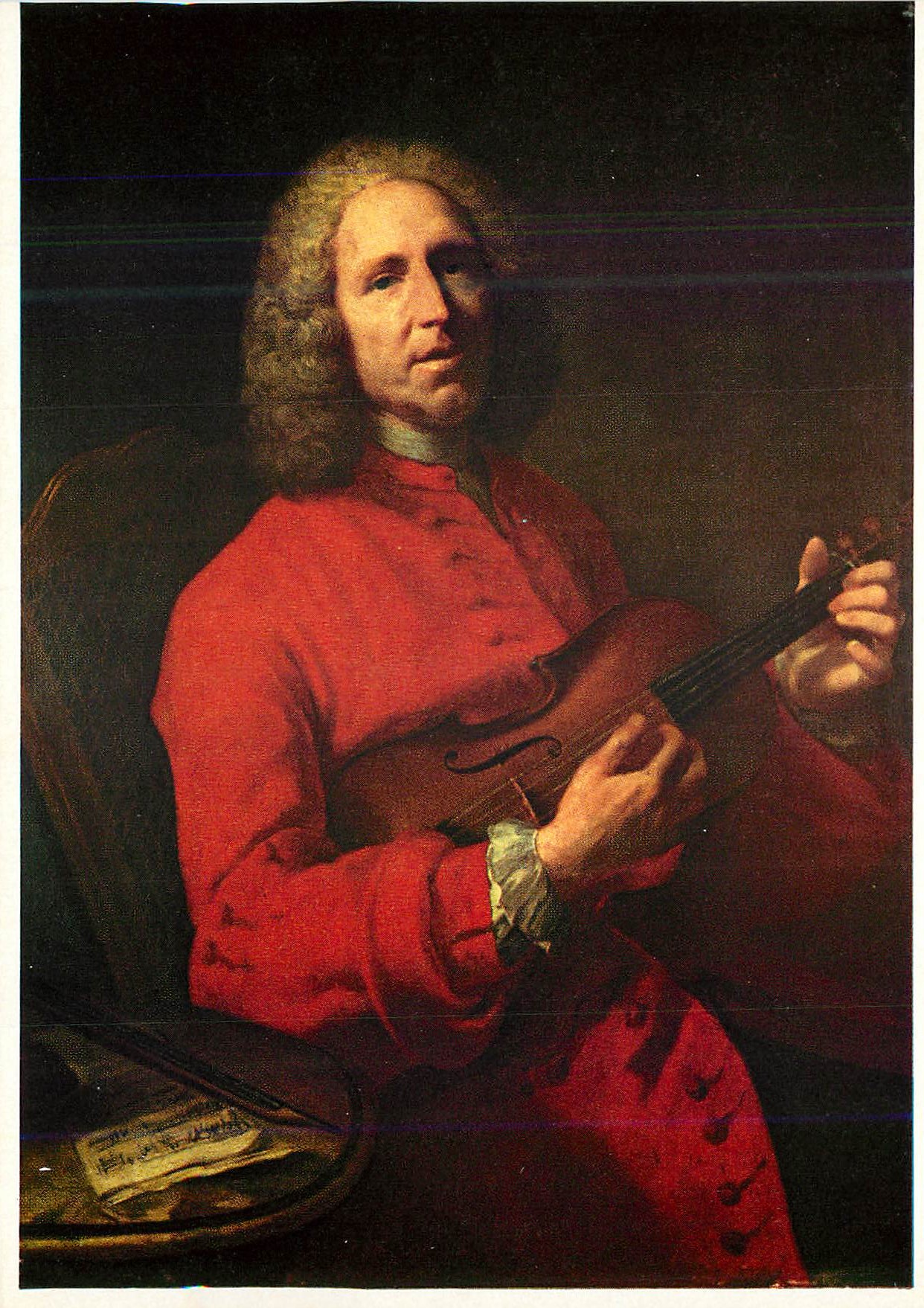 CPM Chardin Jean Philippe Rameau (1683 1764) Kunstverlag Munchen