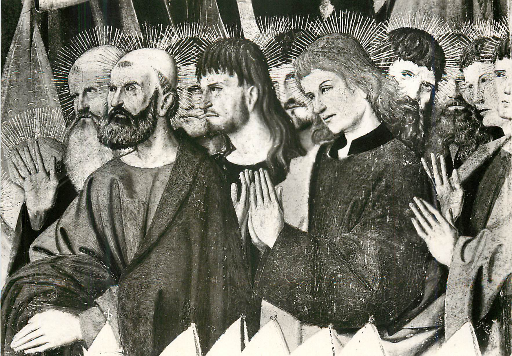 CPM Villeneuve les Avignon (Gard) Musee Enguerrand Charonton (XVe S) Le Couronnement de la Vierge (1453)