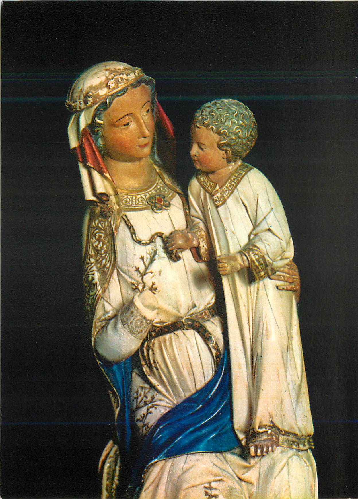 Statue of the Virgin with Child — Publisher and Series Number Unreadable
