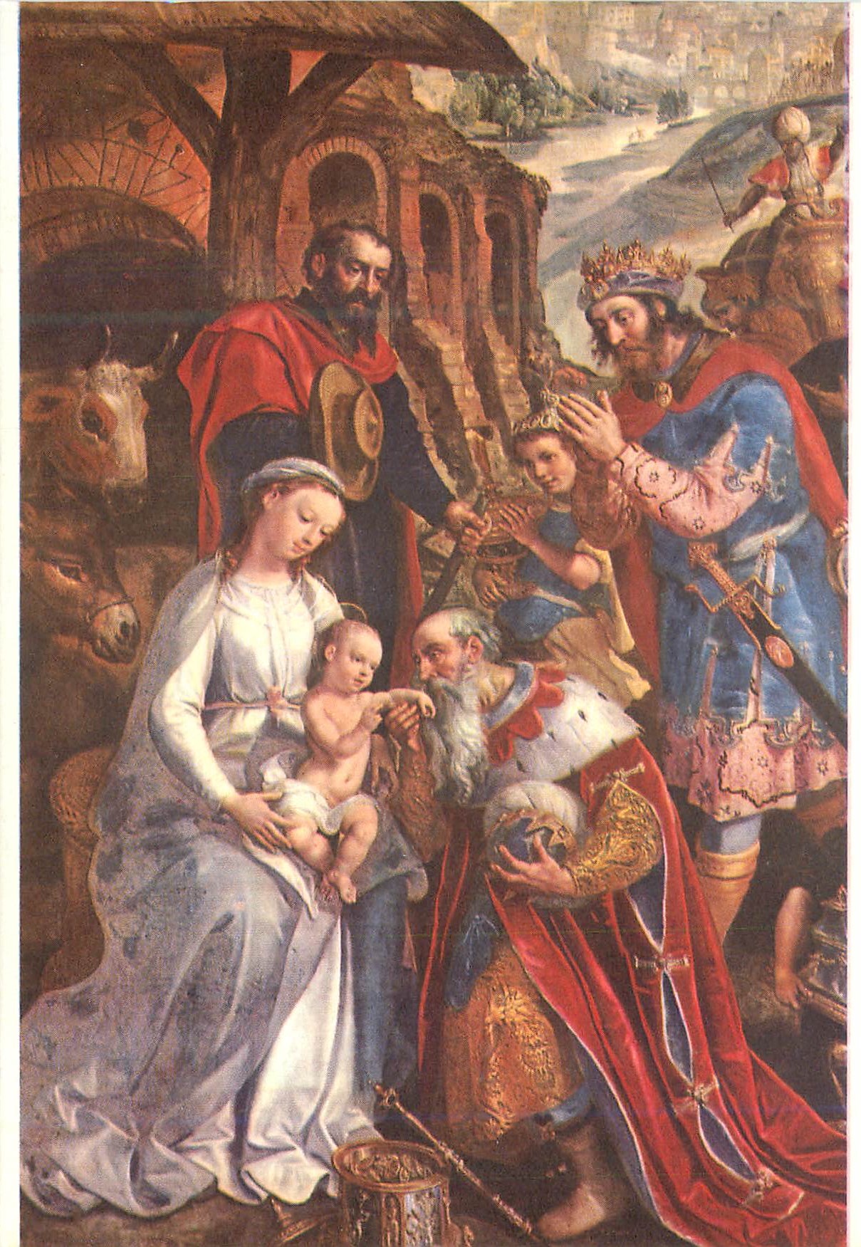 CPM Valencienne Museo L'Adoration de los Pastores