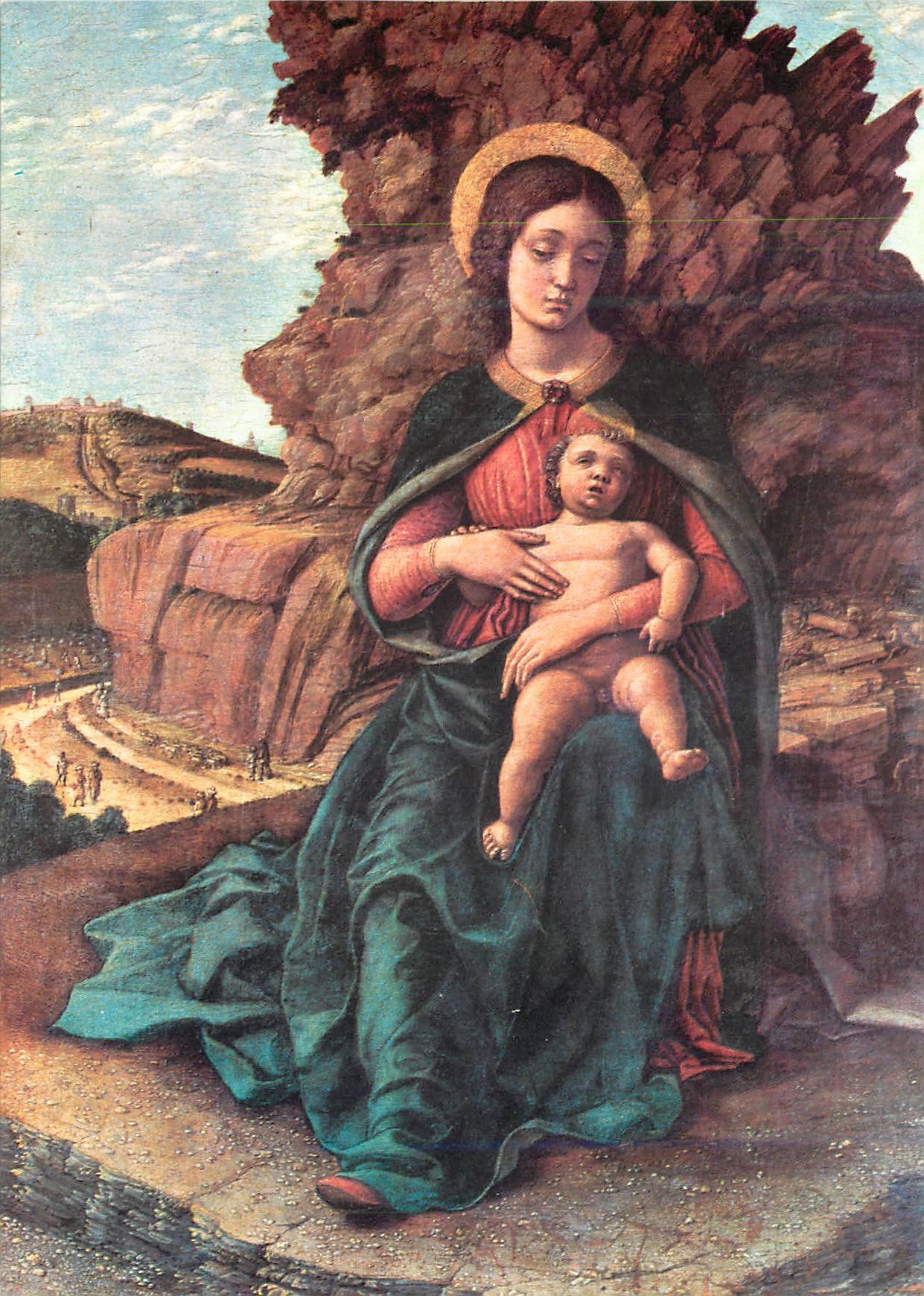 CPM Firenze Galleria Uffizi Vierge des Carrieres