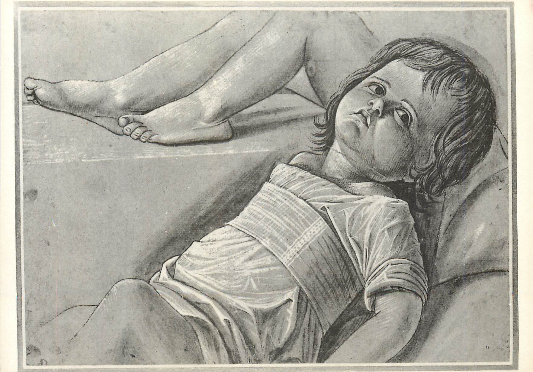 CPM Ashmolean Museum Oxford Studies for a Recumbent figure of the Infant Christ
