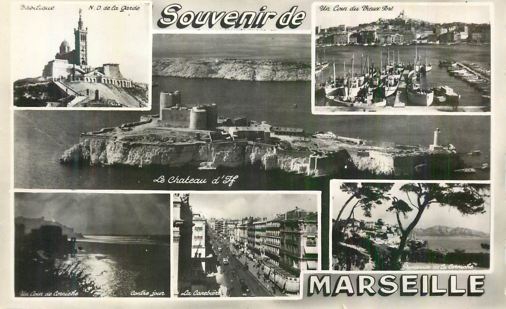 CPM Souvenir de Marseille Le Carrefour du Monde