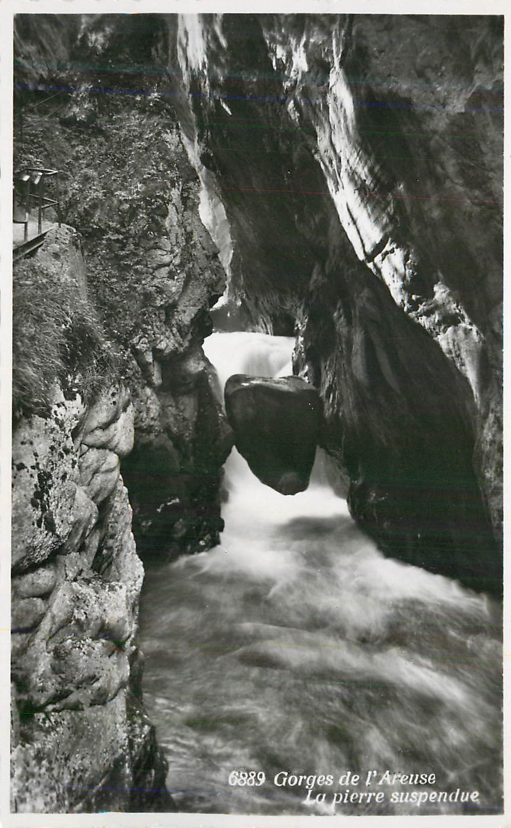 CPM Gorges de L'Areuse La Pierre Suspendue