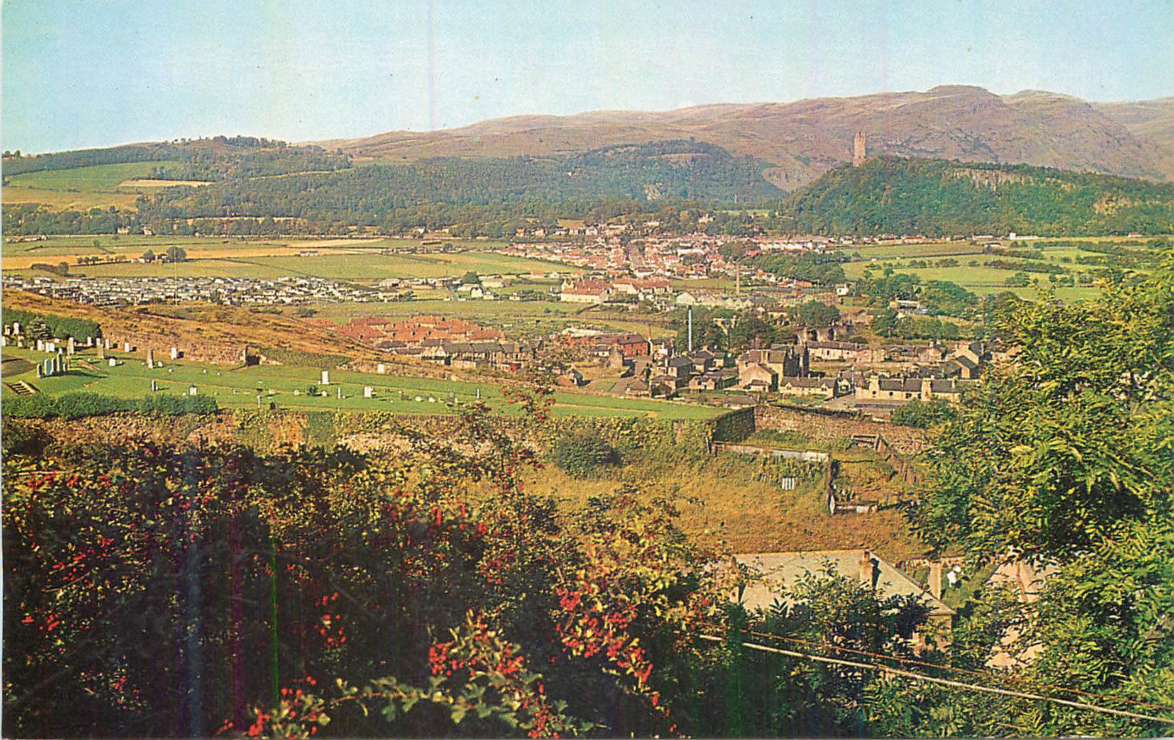 CPM Stirling from the Castle In the Distance are the Ochil Hills and the Wallace Monument