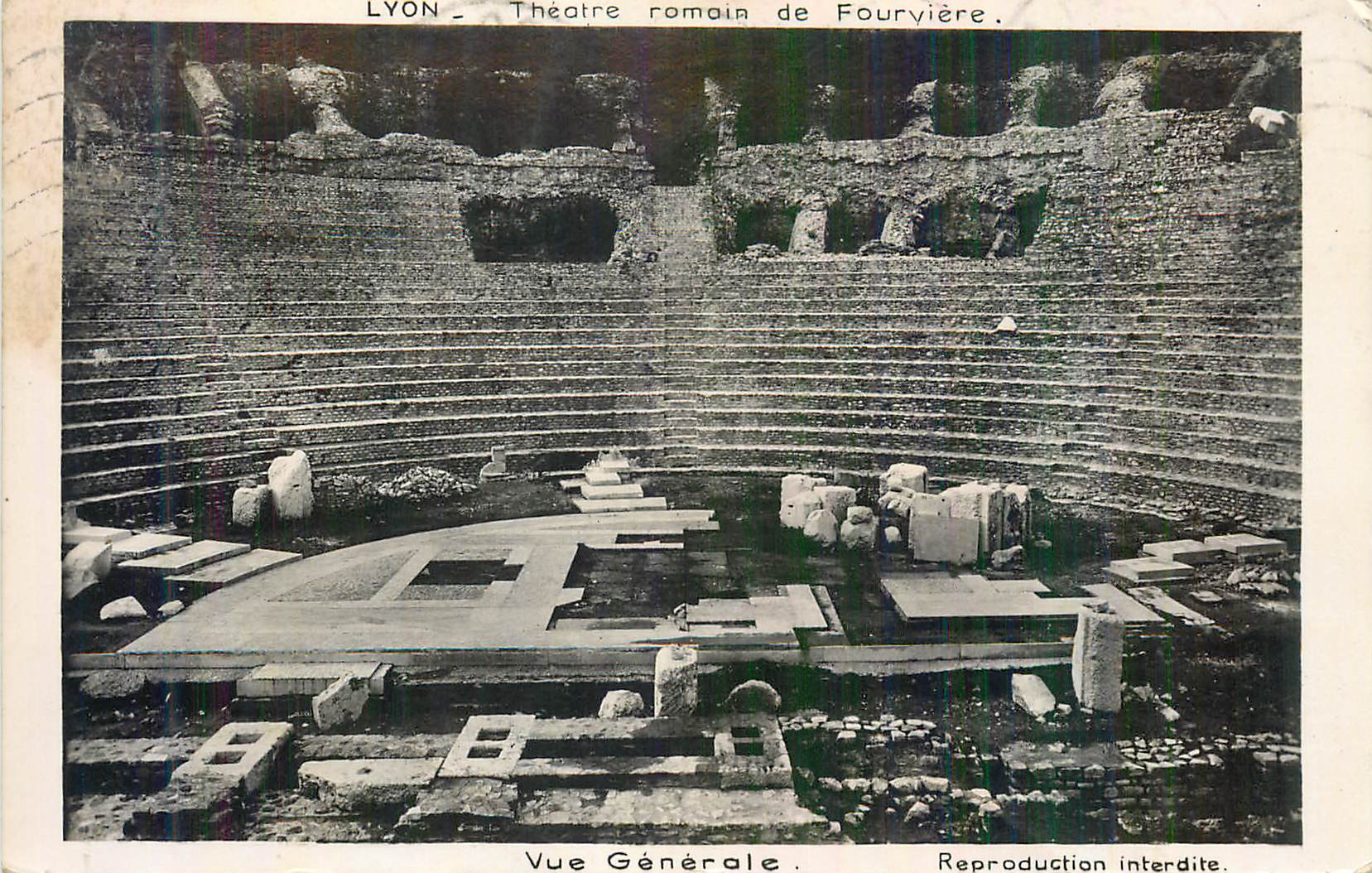 CPM Lyon Theatre Romain de Fourviere Vue Generale