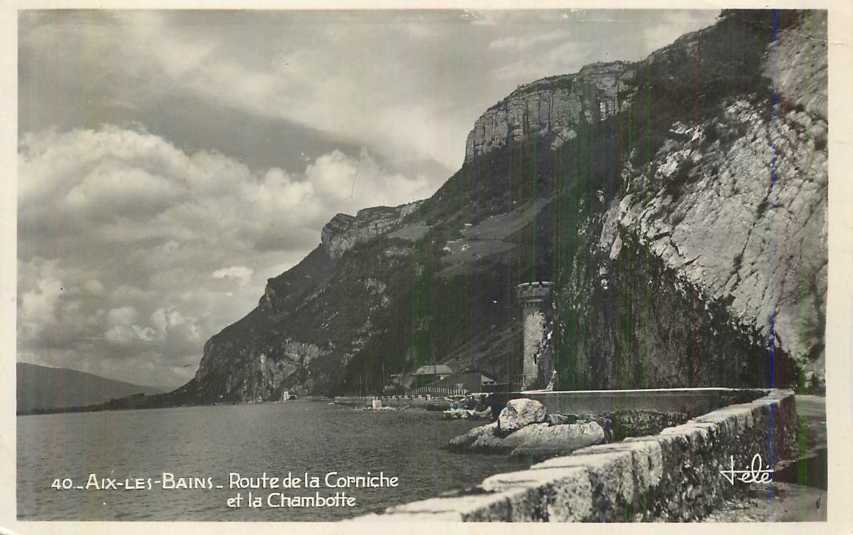 CPM Aix les Bains Route de la Corniche et la Chambotte