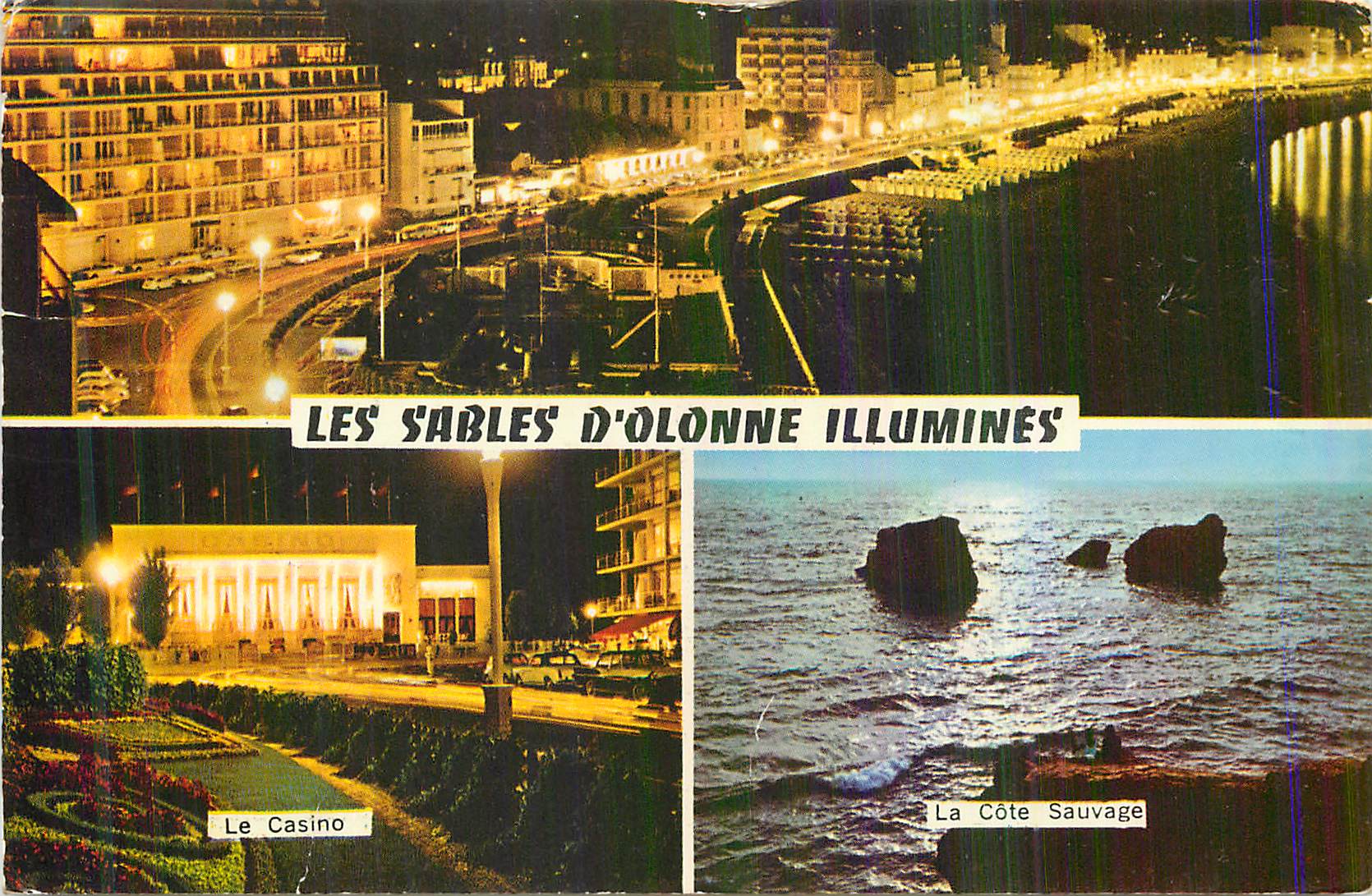 Les Sables d'Olonne illuminées — Le Casino et La Côte Sauvage