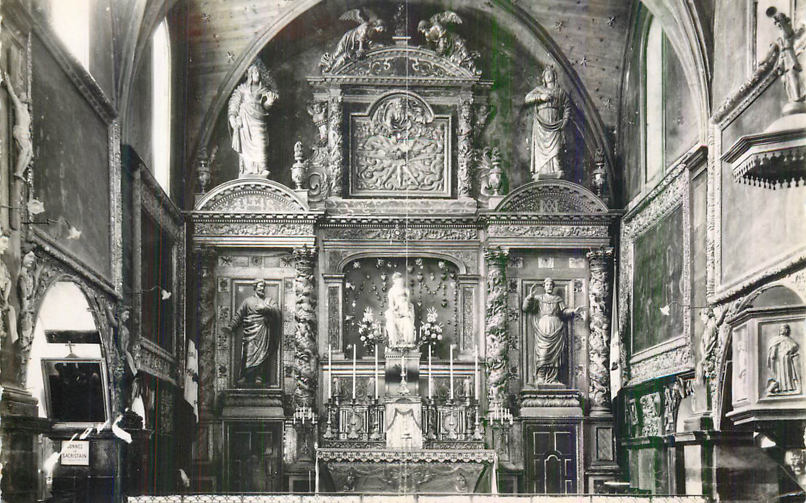 CPM Betharram (B P) Retable Oeuvre du Sculpteur Bruneleau