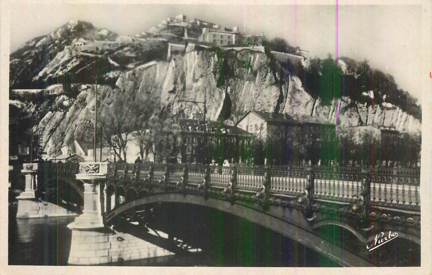 CPM Grenoble Pont de la Porte de France et les Forts