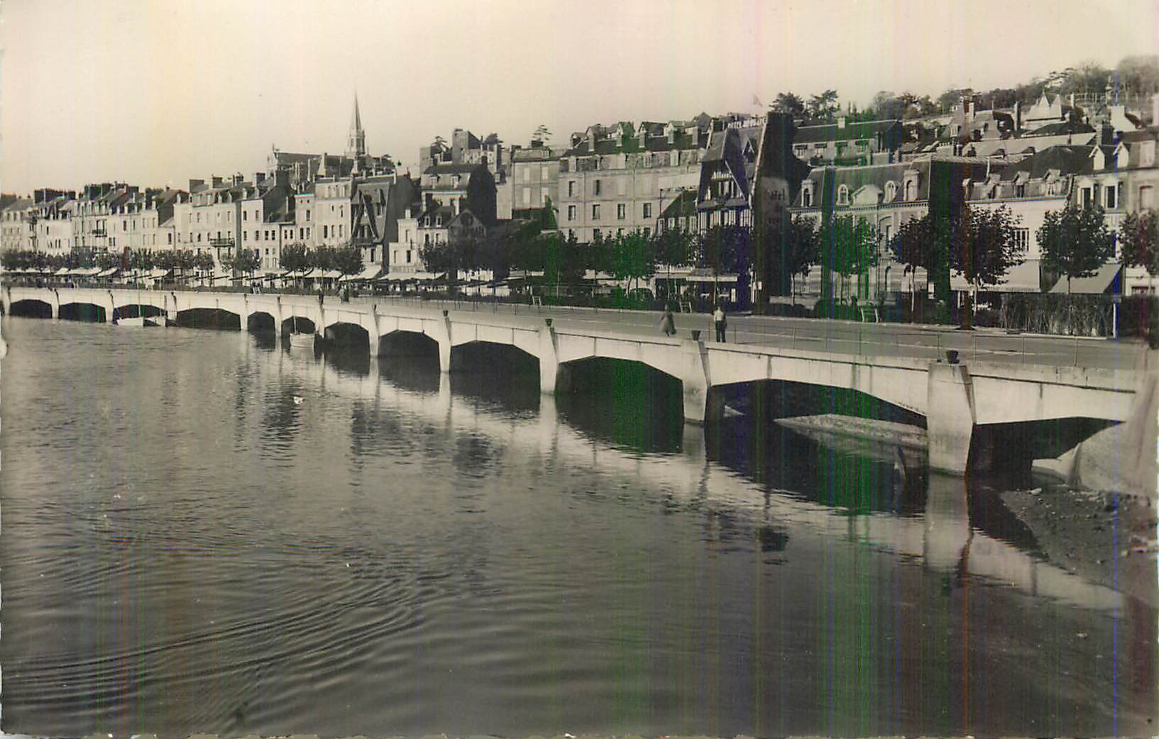 Loire Bridge — view of the city — publisher unidentified