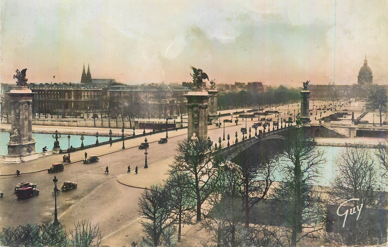 CPM Paris et ses Merveilles Le Pont Alexandre III (1900) et l'Esplanade des Invalides