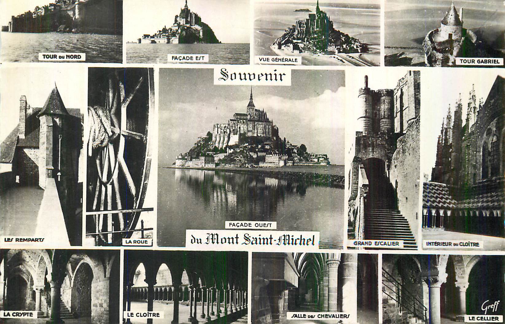 CPM Souvenir de Mont Saint Michel