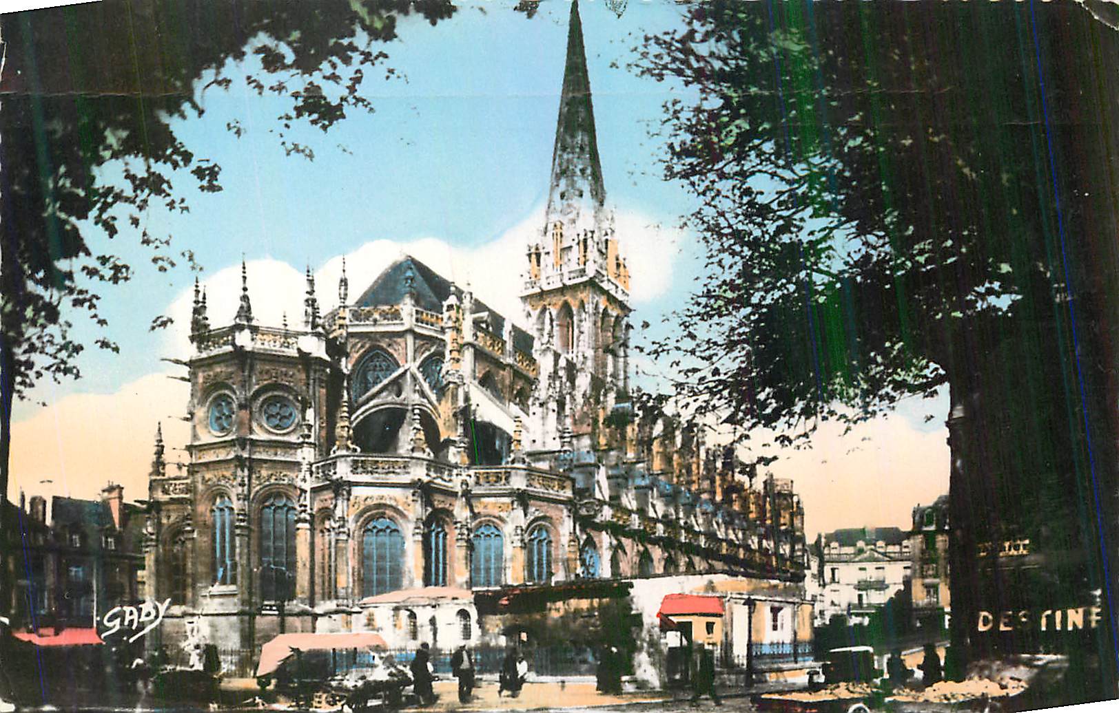 CPM Caen (Calvados) Eglise Saint Pierre