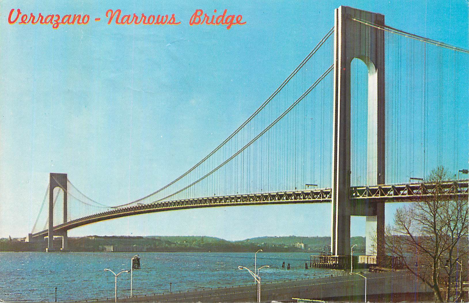 CPM Verrazano Narrows Bridge Nomed after the Discoverer of Staten Island