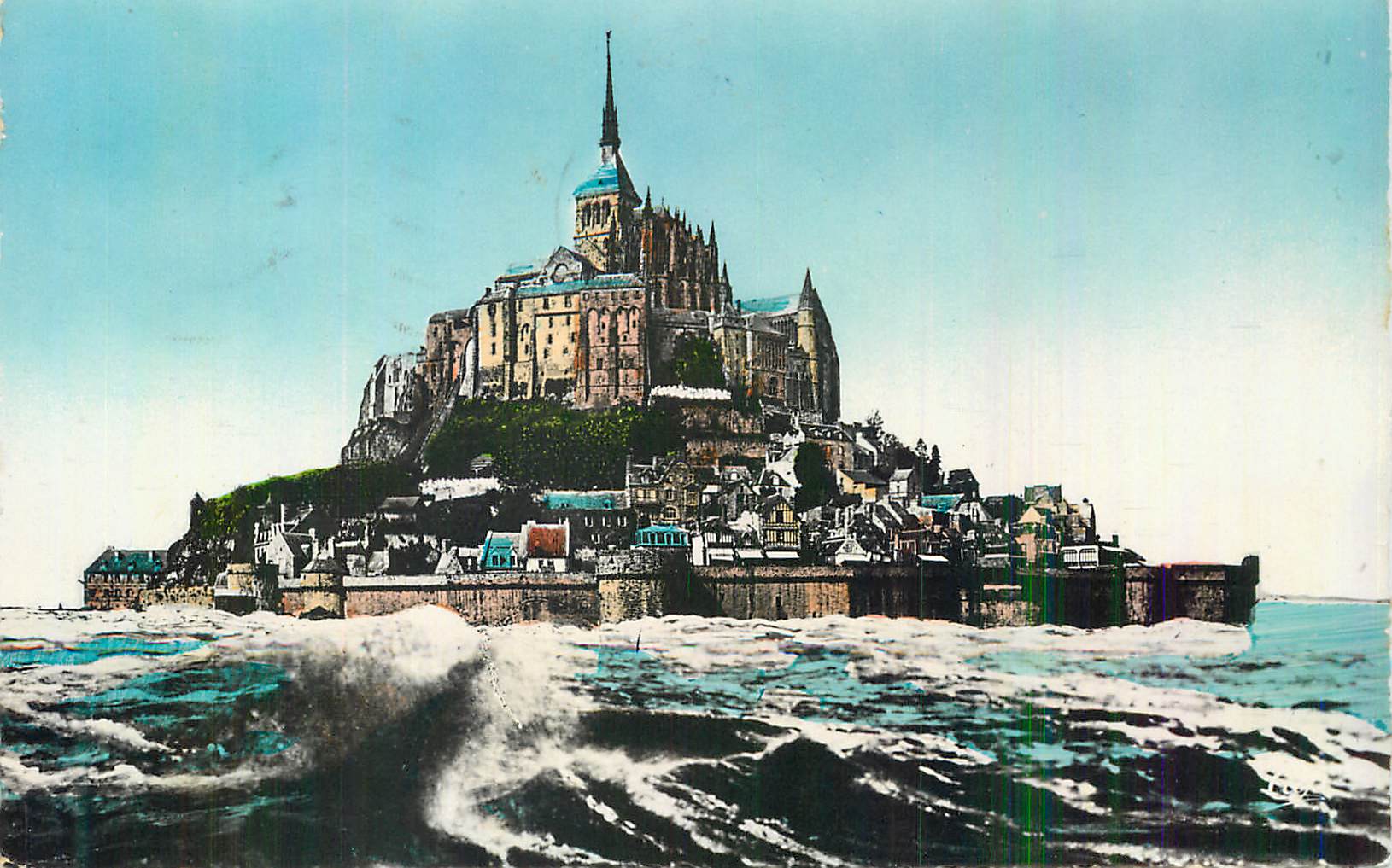 CPM Le Mont Saint Michel a Maree Haute