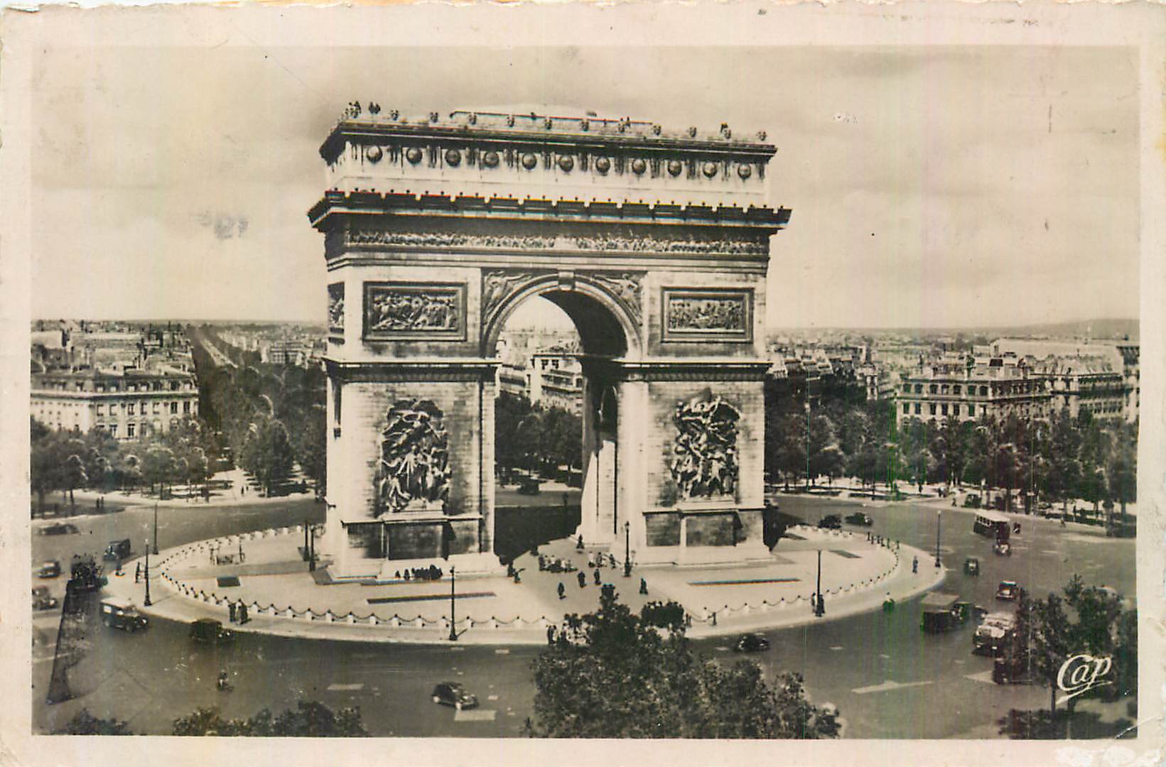 CPM Paris Arc de Triomphe