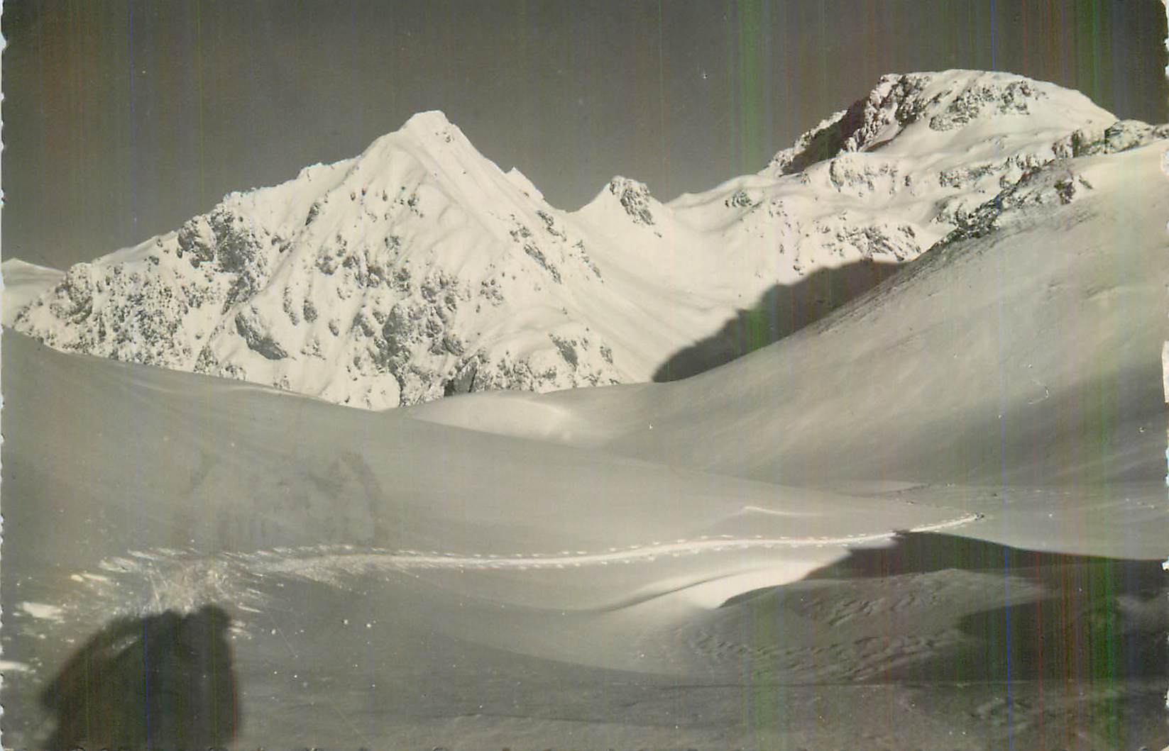 CPM Blick Vom Strelapass Gegen Weissfluh Haurerkopf