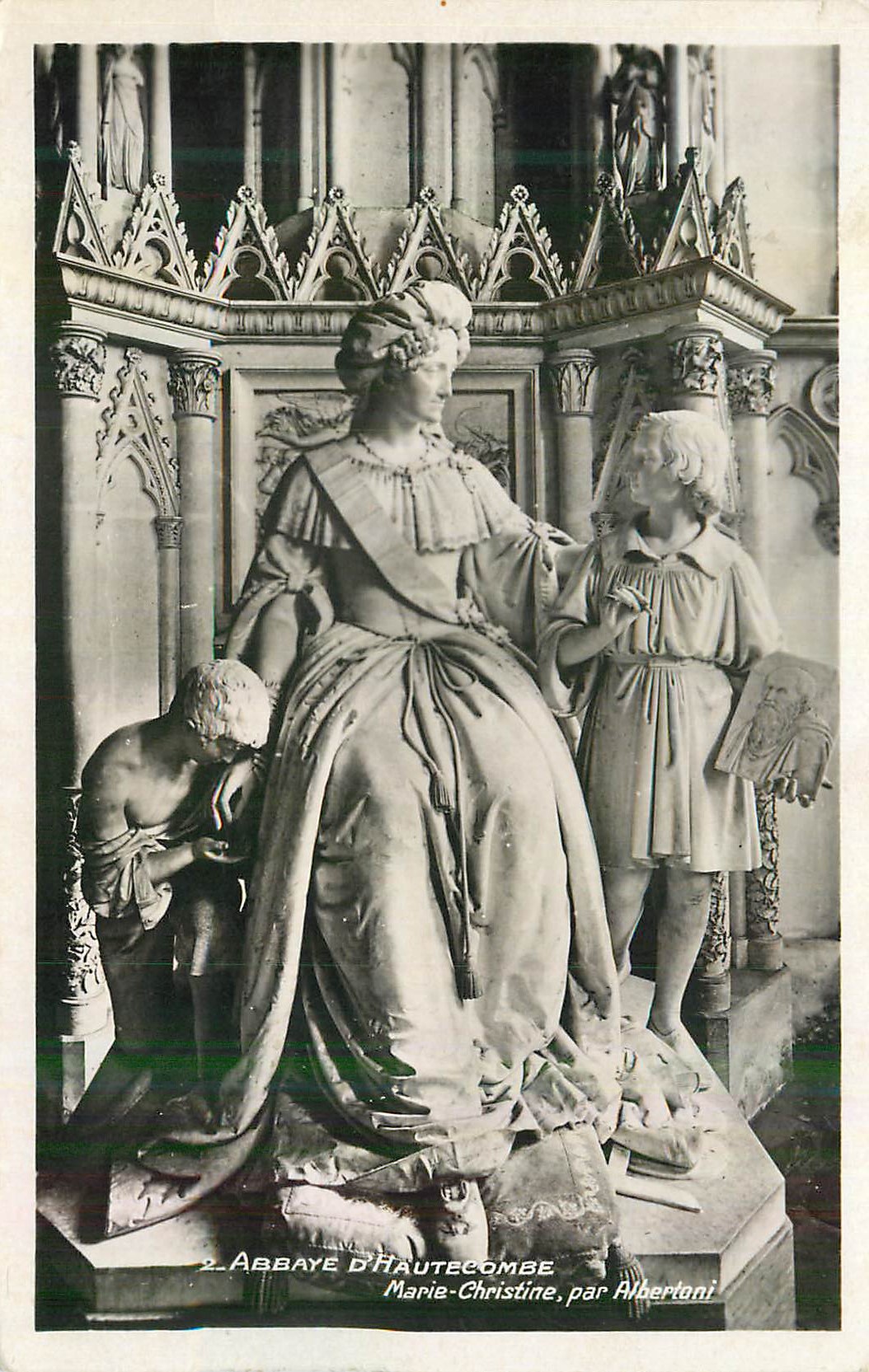 CPM Abbaye d'Hautecombe Marie Christine par Albertani