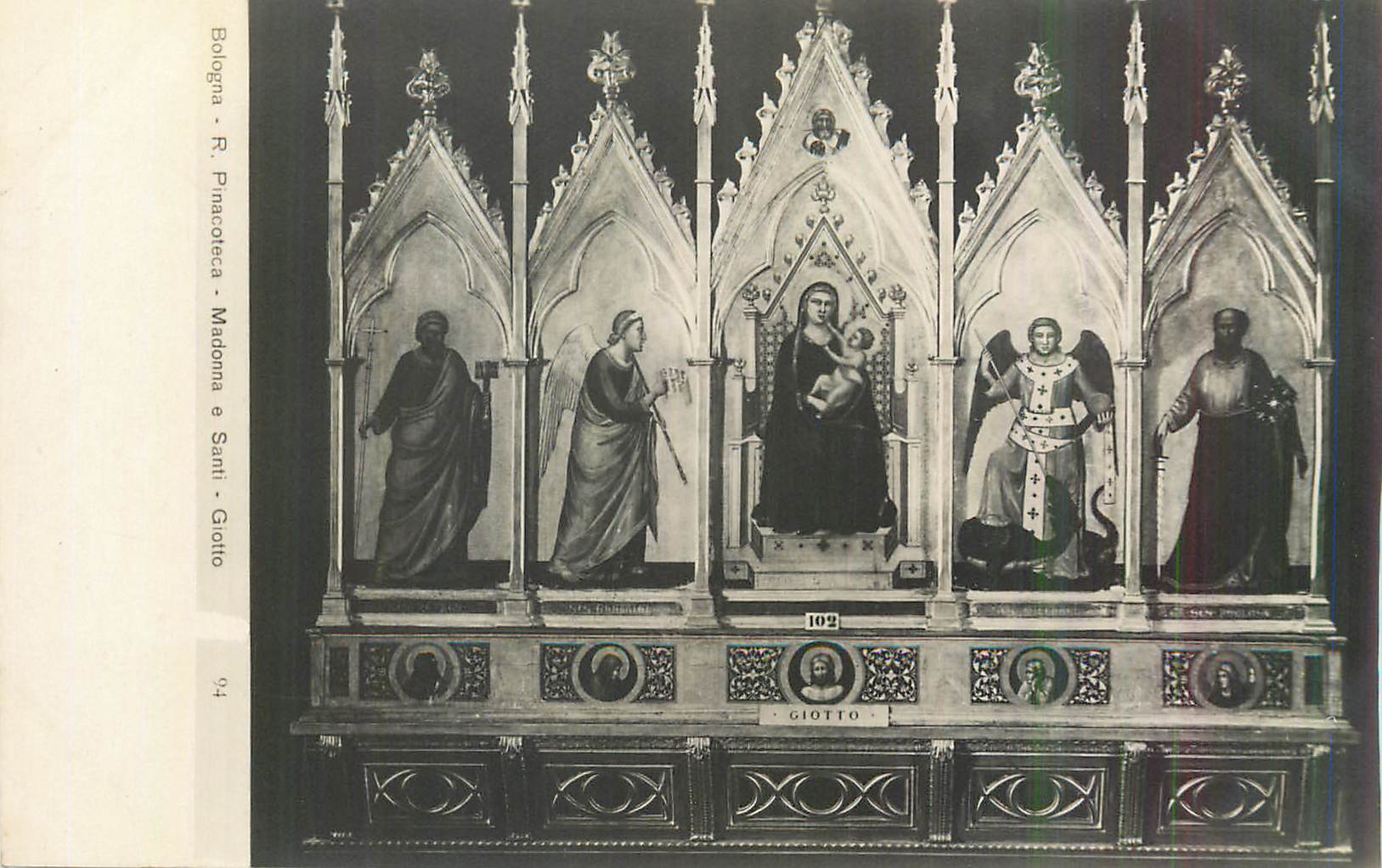 CPM Bologna R Pinacoteca Madonna e Santi Giotto