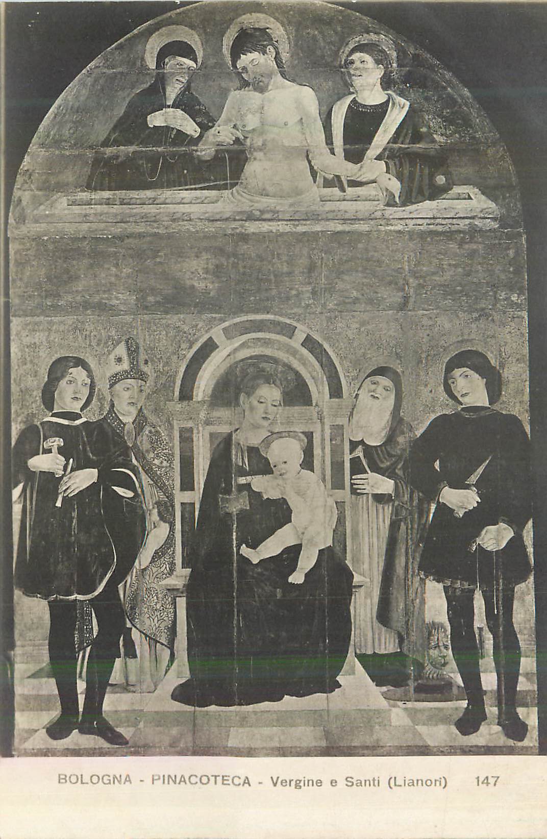 CPM Bologna Pinacoteca Vergine e Santi (Lianori)