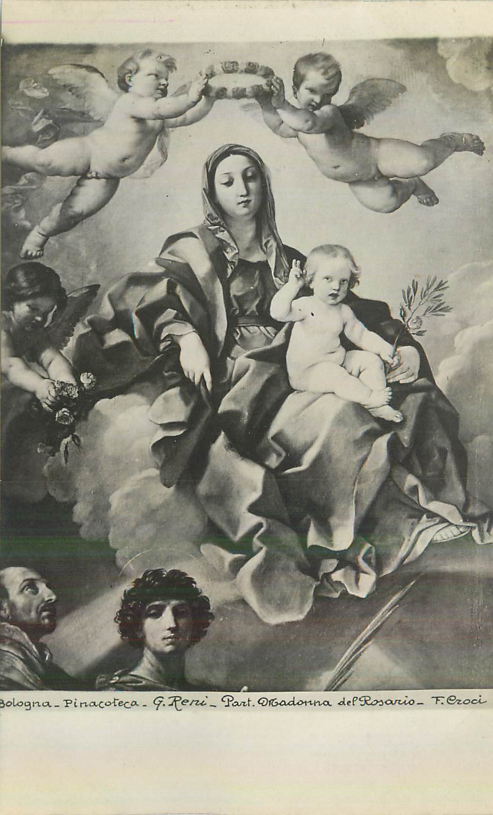 CPM Bologna Pinacoteca G Reni Part Madonna del Rosario