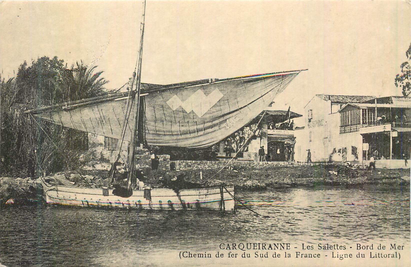 REPRO Carqueiranne Les Salettes Bord de Mer (Chemin de Fer du Sud de la France)