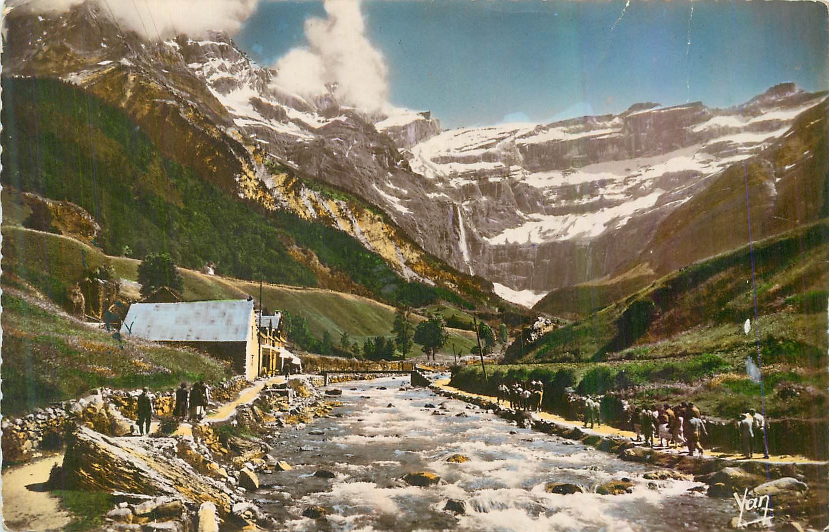 CPM Gavarnie La Chaumiere Le Gave et le Cirque