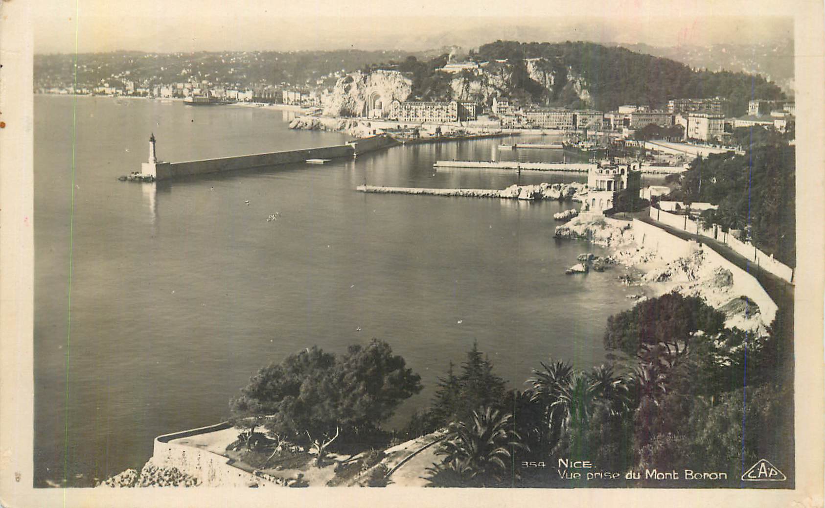 CPM Nice Vue Prise du Mont Boron