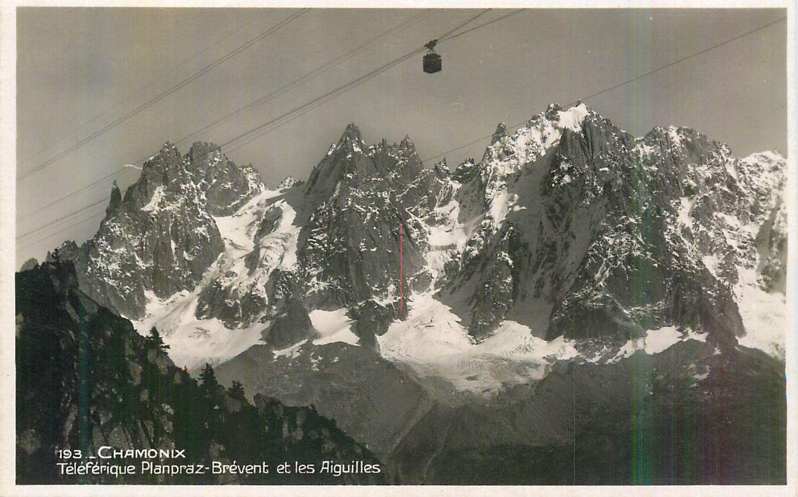 CPM Chamonix Teleferique Planpraz Brevent et les Aiguilles