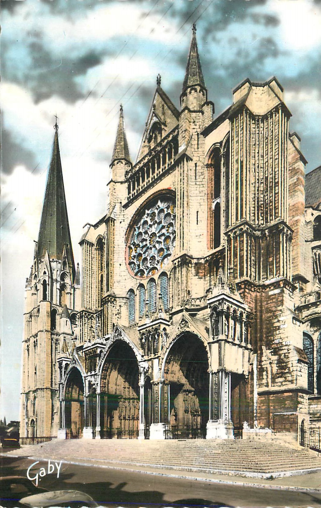 CPM Chartres (E et L) Facade Sud Porche du XIIIe S