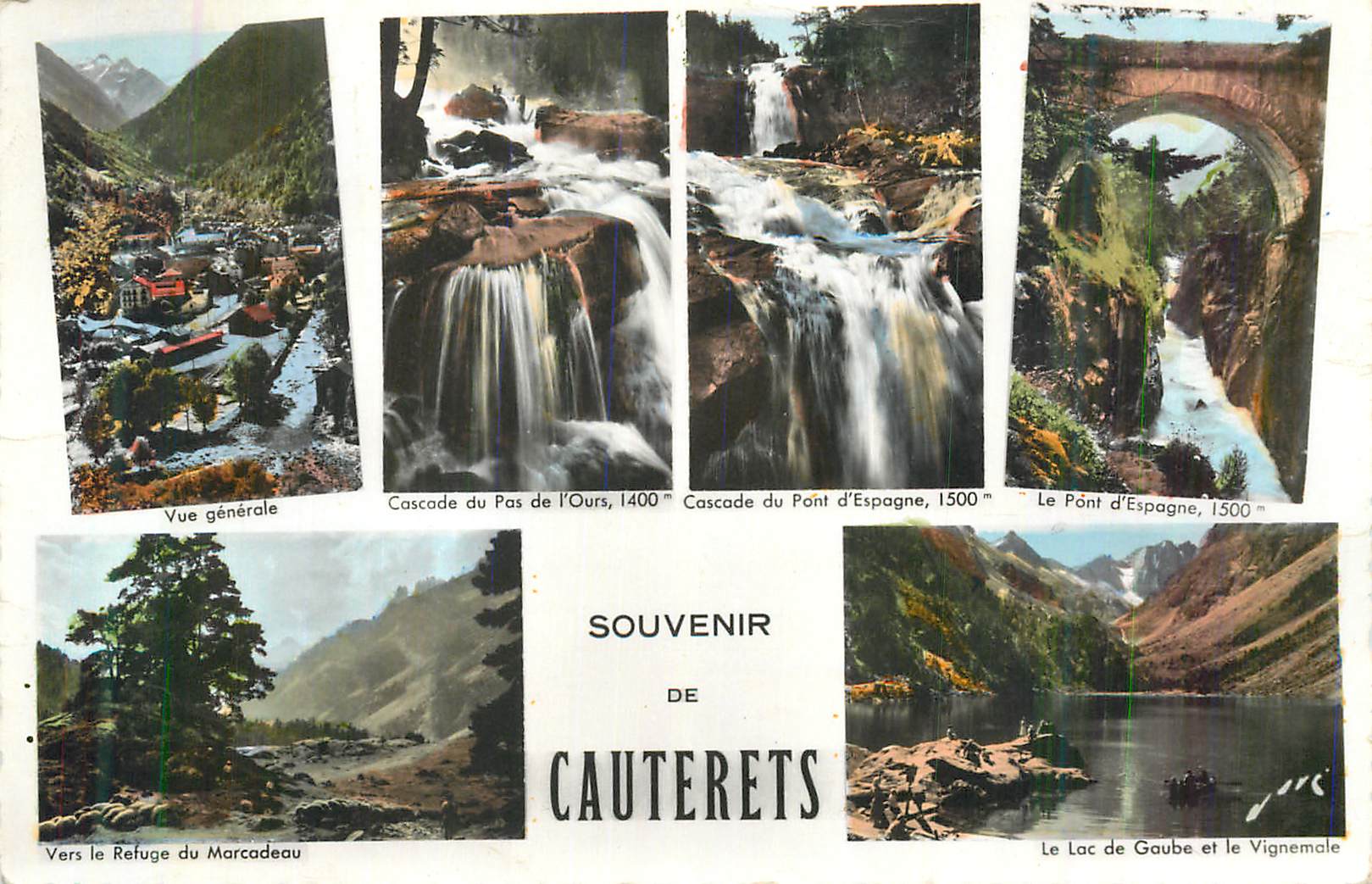 CPM Souvenir de Cauterets