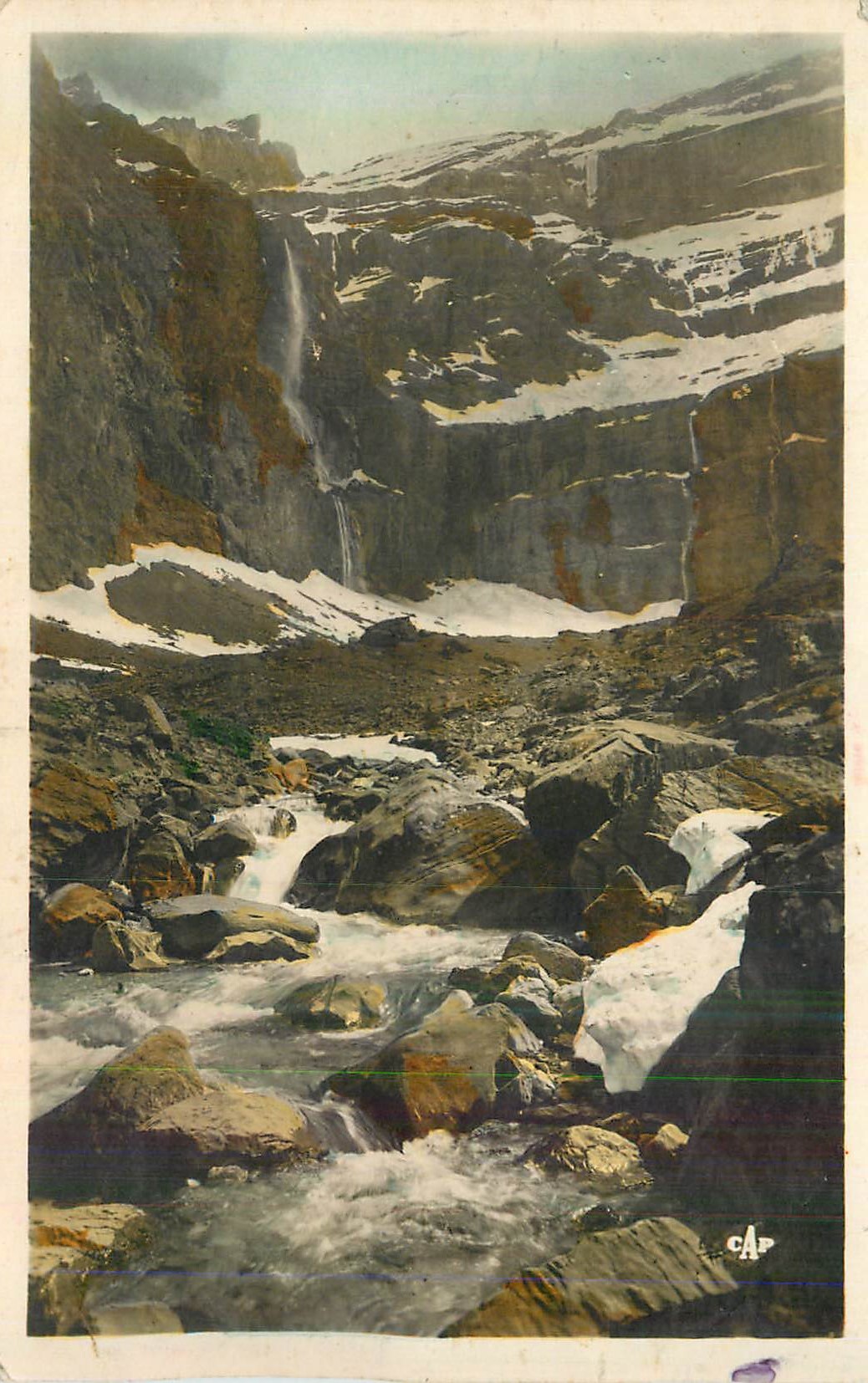 CPM Gavarnie Le Torrent et la Graude Cascade
