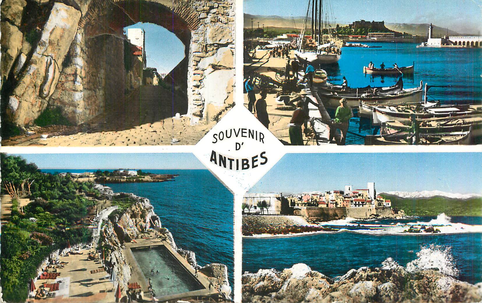 CPM Souvenir d'Antibes Cote d'Azur Bateaux de peche