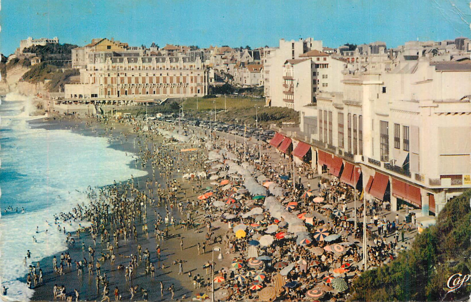Plage de Cap d'Agde — vue aérienne — éditeur Cap
